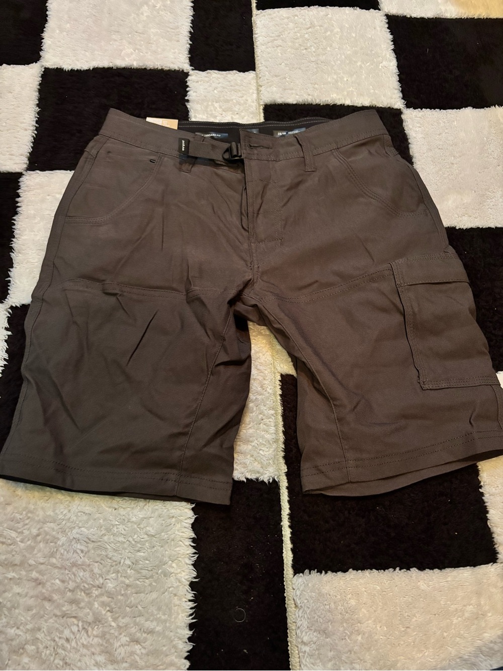 Prana Men's Dark Brown Cargo Shorts